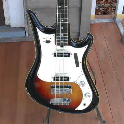 1967 Teisco EBX200 Bass  Sunburst-Mezurashi! image 1