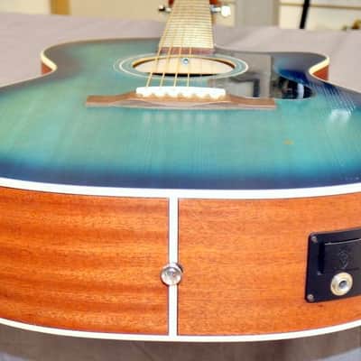 Guild Westerly Collection OM-240CE 2022 - Dark Blue Burst image 15