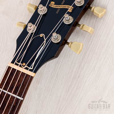 1995 Gibson J-45 Banner Logo Vintage Spec Dreadnought Acoustic Guitar Sunburst, Near-Mint w/ Case, Yamano image 4