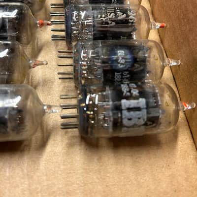 G.E ONE (1) 5965A dual triode tNOS AT1000 TESTED Balanced! PI Vacuum Tube T4 cleartop IBM selected red tip 12AV7 1961-1975 image 4
