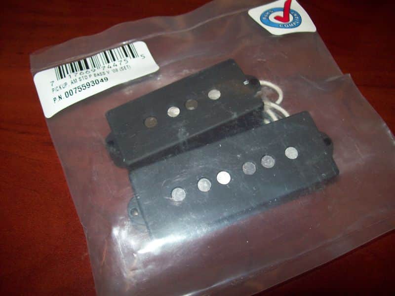 Genuine Fender American Standard P. Bass Pickup Set, 007-5593-049 image 1