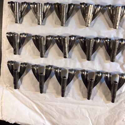 8 Complete Sets of Ludwig WFL Tension Rods & Claws & Lug Casings Club Date 1950s - 1960s - Nickel image 15
