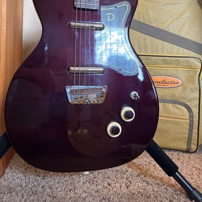 Danelectro 56 U-2 Reissue 1998 - 2004 - Beatnik Burgundy image 8