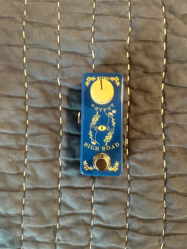 Mythos Pedals High Road Mini Fuzz 2018 - Blue image 1
