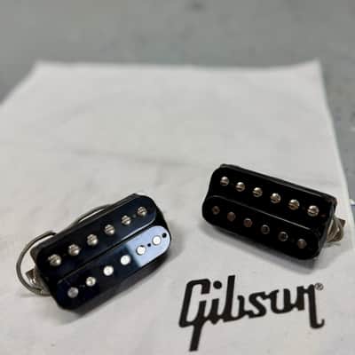 Genuine Gibson Burstbucker 1 & 2 Set – Factory Uncovered Les Paul Take-Offs – Like New image 1