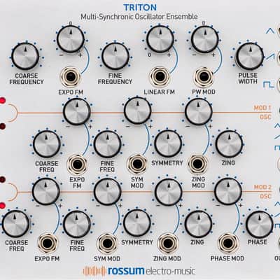 Rossum-Electro TRITON (formerly known as TRIDENT)- Multi-Synchronic Triple Analog Oscillator Ensemble image 2