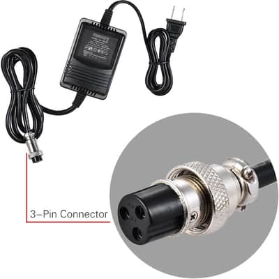 Mixer Power Supply Mixing Console AC Adapter 3-Pin Connector Pedalboard Power Supply 17V 600mA 110V Input US Plug for Yam-ha F4/F7/6FX/MG82X image 3