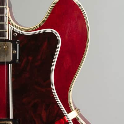 Epiphone Sheraton E212TV Arch Top Semi-Hollow Body Electric Guitar (1964), ser. #67842, black hard shell case. image 14