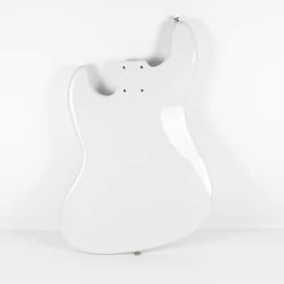 1972 Vintage Fender Jazz Bass BODY White Re-fin 1970s USA Guitar image 2