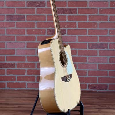 Takamine GD74CE-12U Dreadnought Cutaway 12-String Acoustic-electric Guitar - Gloss Natural image 10