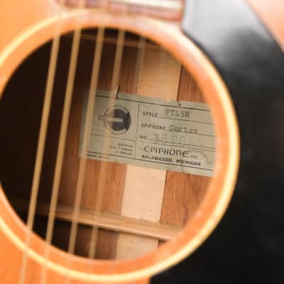 Epiphone Cortez Acoustic Guitar Owned by Tom Renaud of Lord Huron image 16