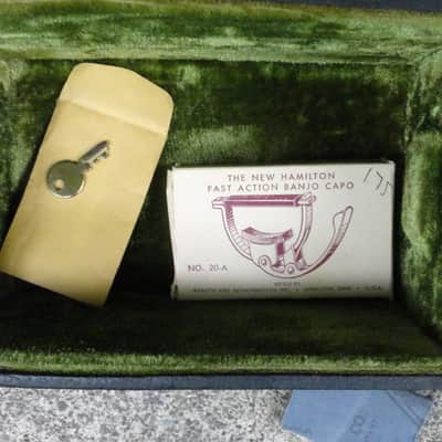 Vintage all original 1967 Gibson RB250 w Lifton Case image 19