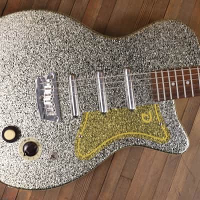 Danelectro U-3 U3 Silver Sparkle Top image 7