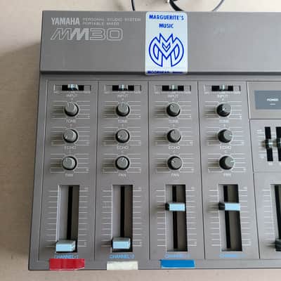 Yamaha MM30 six input mixer with bucket brigade delay and seven band graphic equalizer, cleaned image 2