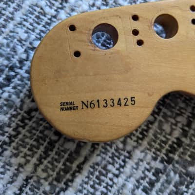 1996 Fender American Standard Maple Guitar Neck USA Relic image 13