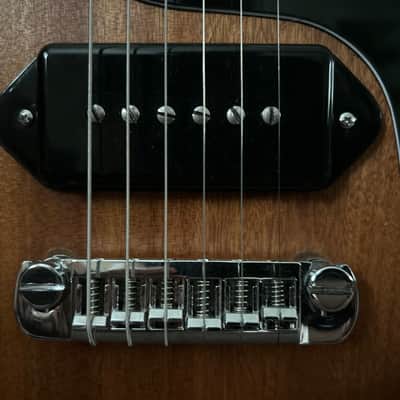 Mahogany Double Cut DC LP Junior Jr. - Gibson Pickup and Grover Tuners image 6