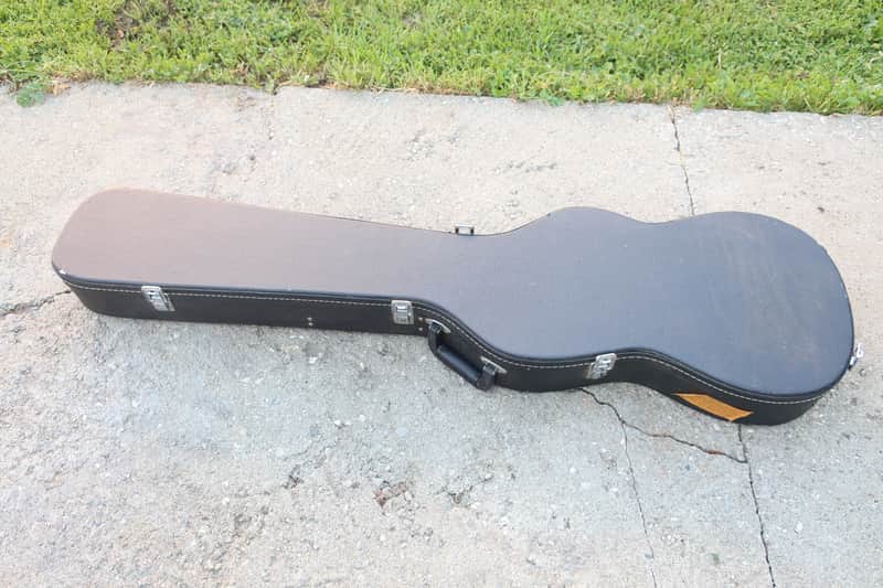 Vintage Heavy Duty 1970s Univox Bass Guitar Case Grey Lining Fits 47X12X3 Upper Bout 10' Ibanez Tokai Greco MIJ Aria Matsumoku image 1