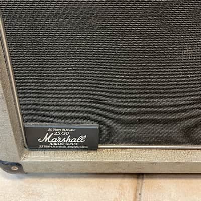 1987 Marshall 25/50 2551A Silver Jubilee 4x12 Top Angled Guitar Speaker Cabinet image 3