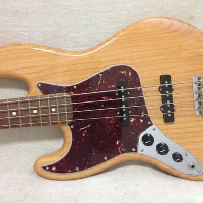 2007 Left Handed Lefty Fender Special Edition Deluxe Jazz Bass Natural Ash image 4