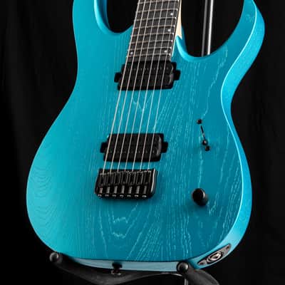 Mayones Duvell DT 7 B26.5 Opal Blue Metallic Matte image 5