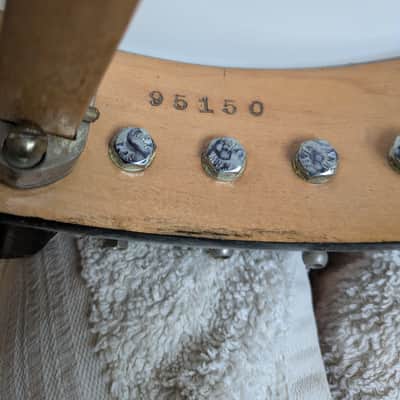 Vega little wonder tenor jazz banjo 1928. with resonator and OHSC image 3