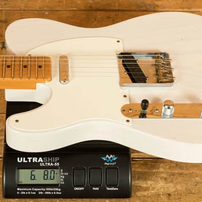 Fender Custom Shop 52 Tele Left-Handed - Journeyman Relic White Blonde image 9