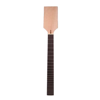 Unfinished Electric Guitar Neck – 24 Fret, 25.5" Scale (Mahogany/Rosewood) image 1