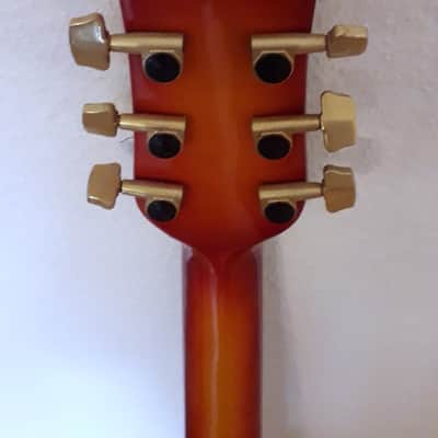Rare , Vintage Jan Akkerman by Framus.  1974 (74K) Manufacture. Sunburst Semi Acoustic Jazz Guitar image 6