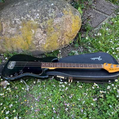 1978 Fender Musicmaster Bass - Black - Light Weight - OHSC image 19