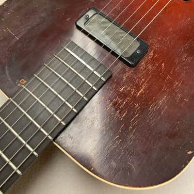 Kay Harmony Regal Archtop 1950s Refurbished With Silverfoils - Rockabilly Rat Rod image 11