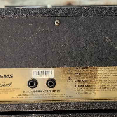Marshall G15MS Lead 15 Mini Stack 1999 MIK image 9