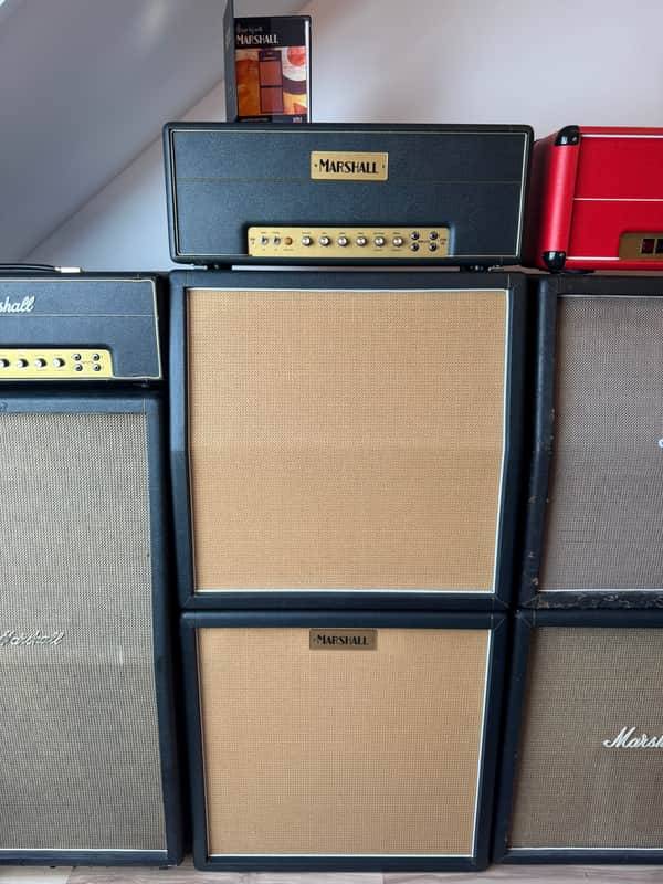 Marshall 2005 JTM45/100 40th Anniversary Super 100 Handwired Head - Black - 055 of 250 image 1