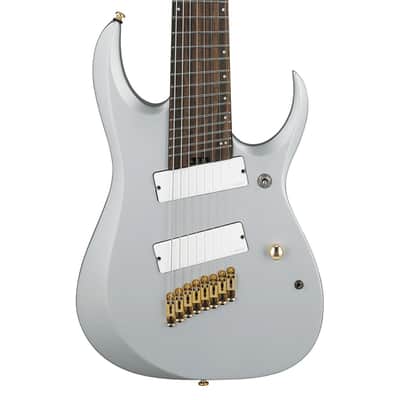 Ibanez Axe Design Lab RGDMS8 Multi-scale 8-string Guitar w/ Fishman Fluence Pickups - Classic Silver Matte image 1