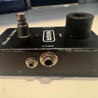 MXR MICRO AMP BLOCK LOGO 1983 - BLACK image 5