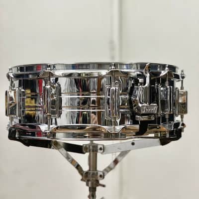 Pearl 5x14 Chrome Over Steel Snare Drum 1970s image 3