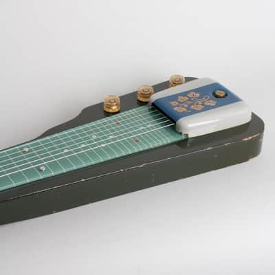 Gibson  Century 6 Lap Steel Electric Guitar (1952), original brown hard shell case. image 7