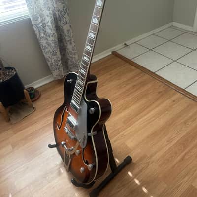 Gretsch G5420T Electromatic Hollow Body with Black Top Filter'Tron Pickups and Bigsby 2013 - 2016 Sunburst image 2