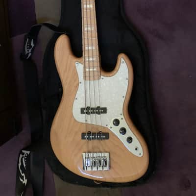 SX (Essex) VTG Custom Build Jazz Bass (SJB75/NA) 2015 Glossy Southern Swamp Ash image 1