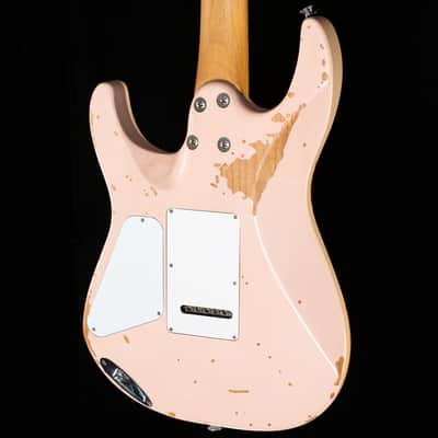 Charvel Pro-Mod Signature Rick Graham DK24 2PT MPL Worn Shell Pink (195) image 2