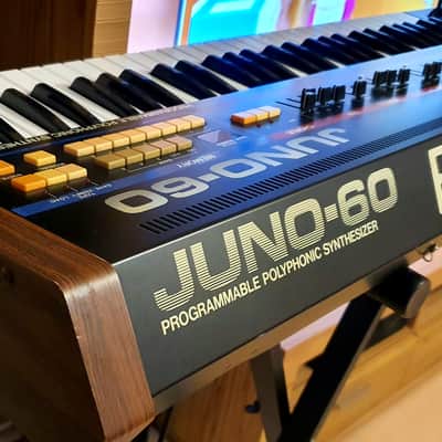 Roland Juno-60 61-Key Polyphonic Synthesizer β
RARE from Β΄80sβ
Synthesizer / Keyboard β
Cleaned & Full Checked image 6
