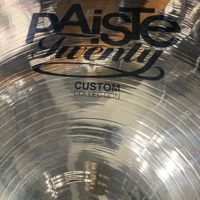 Tris Imboden's, Chicago, Paiste - 18" Twenty Custom Thin China Cymbal 984g 2012 - Brilliant image 4