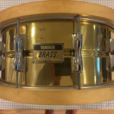 Yamaha SD-4106 14" x 6.5" Seamless Brass Snare Drum; Made in Japan; Excellent Original Condition image 3