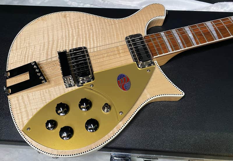 NEW ! Rickenbacker 660 Electric Guitar - Maple Glo - 7 lbs - Authorized Dealer - In-Stock! G07751 image 1