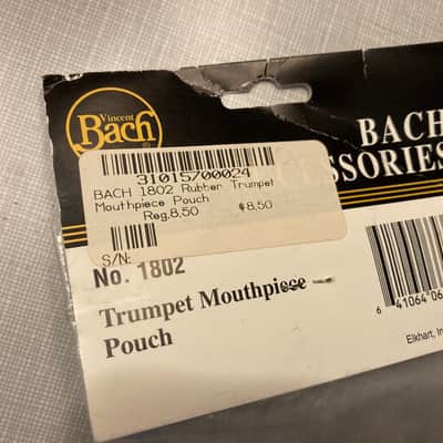 NEW OLD STOCK (lot of 2) Bach 1802 Trumpet Mouthpiece Pouch Rubber image 4