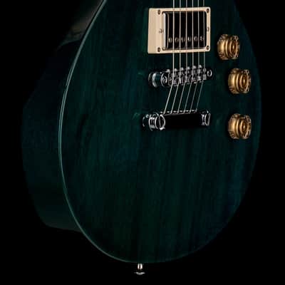 ESP Eclipse USA Mahogany - See-Thru Aqua #26527 image 6