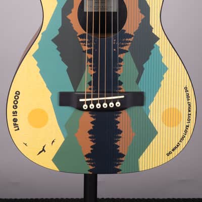 Martin LX1 Life is Good Acoustic Guitar - Spruce Top, Travel Size, Includes Case image 1
