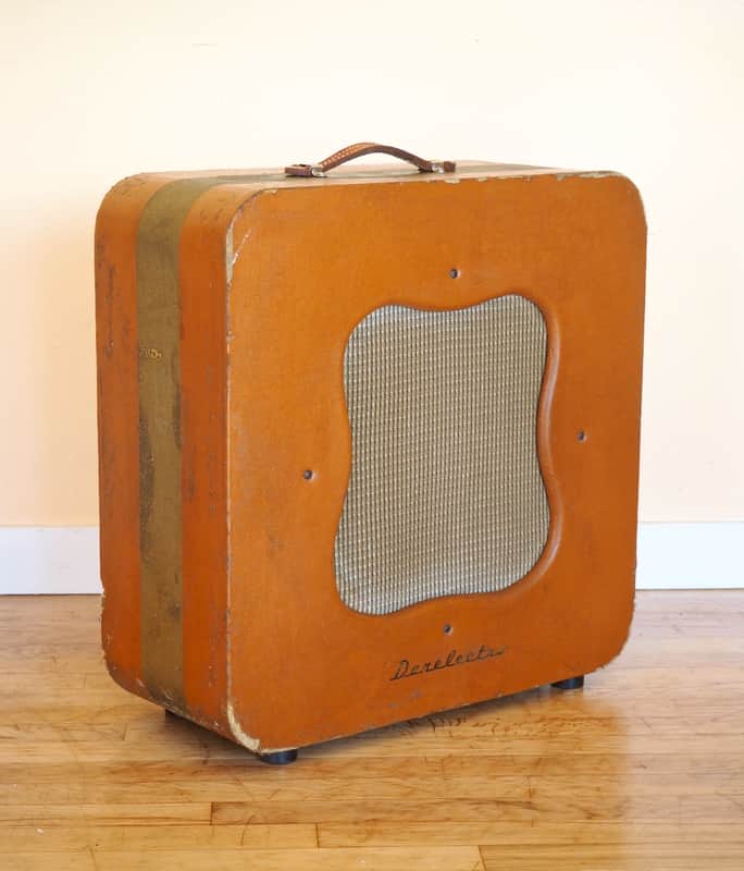 1950s Danelectro Challenger Series C Vintage 1x15 Tube Amp Vibravox 6V6 w/ ftsw image 1