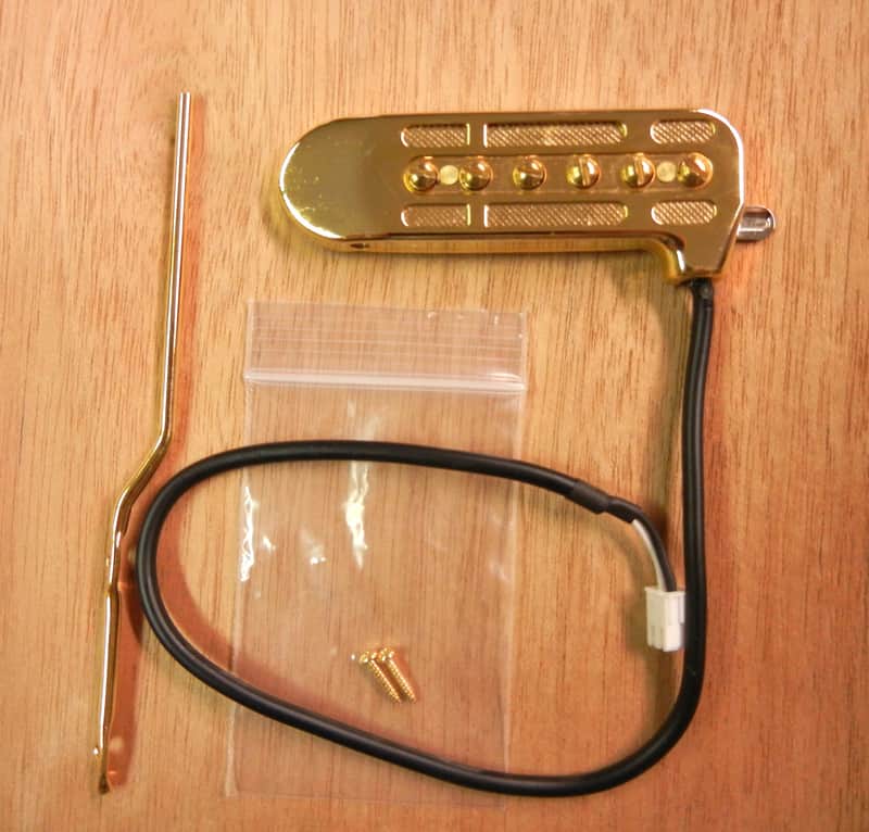 DeArmond Super Rhythm Chief reissue archtop guitar pickup gold image 1