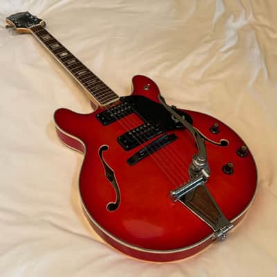 Vintage Epiphone EA-250 - Cherry - Made in Japan (MIJ) - Free Pro Setup image 13