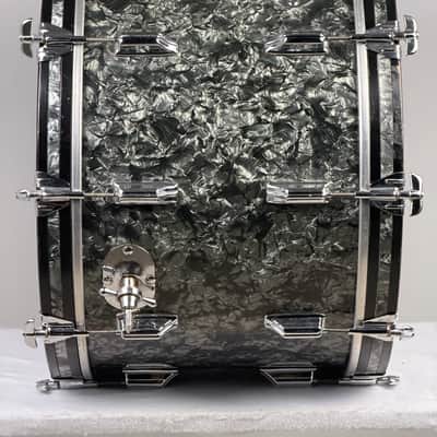 Rogers 22/13/16/5x14" 60's Drum Set - Black Diamond Pearl image 8